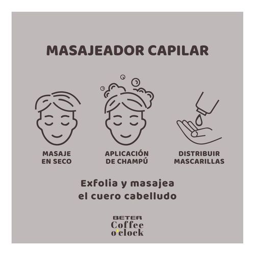 Coffee O'clock Masajeador Capilar 