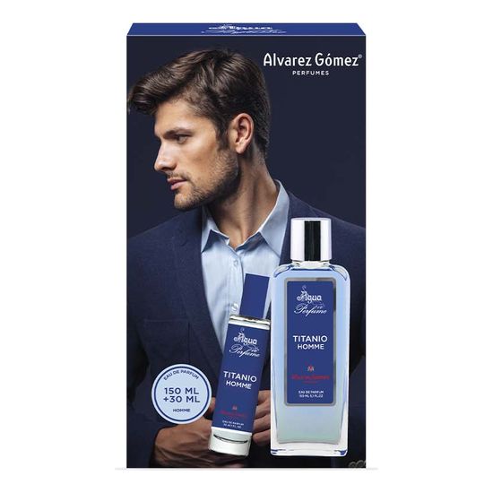 Agua de Perfume Titanio Homme Edp Estuche