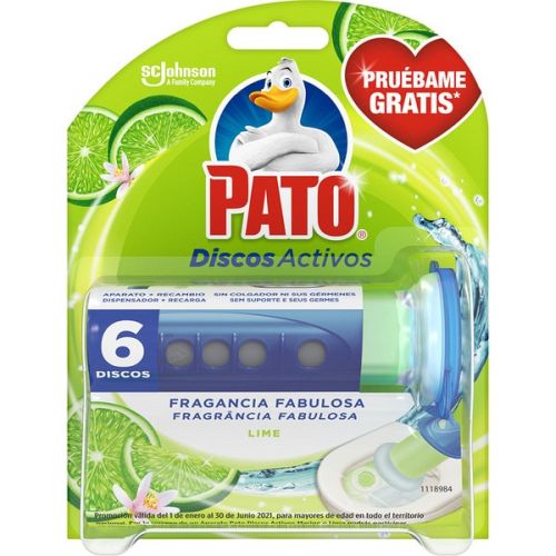 Desinfectante discos activos Pato WC lima