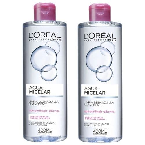 LOREAL AGUA MICELAR SKIN EXPERT PIELES SENSIBLES DUPLO