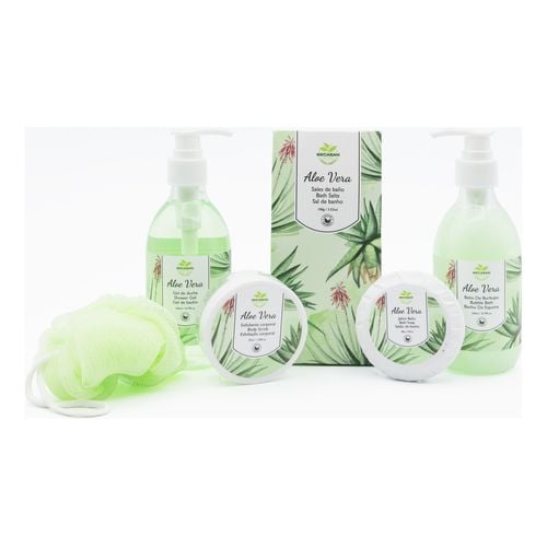 Cesta Mimbre Aloe Vera