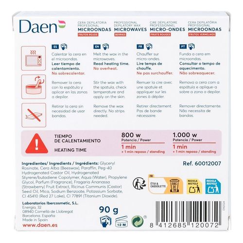 Cazoleta Microondas Frutos Rojos