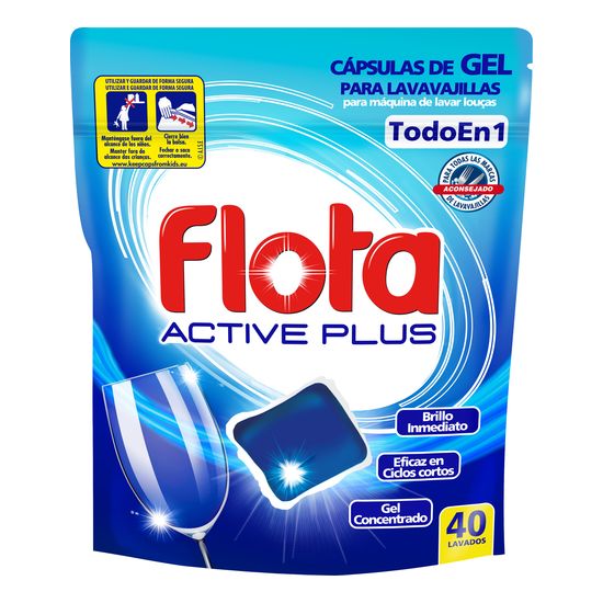 Flota Lavavajillas Capsulas Gel 40U En Aromas