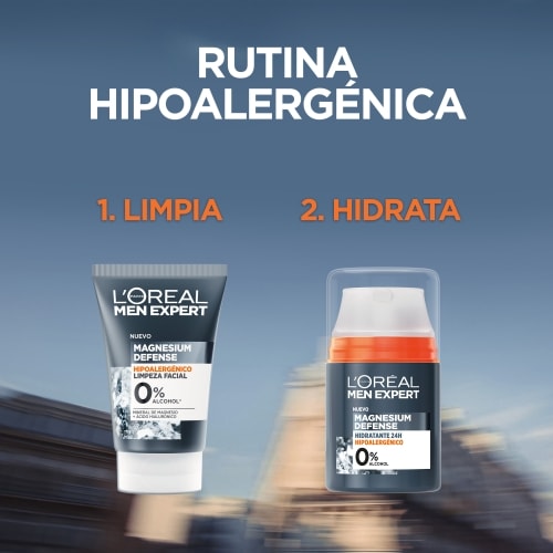 LOREAL MEN EXPERT MAGNESIUM DEFENSE LIMPIADOR FACIAL
