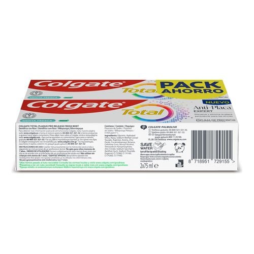 Total Anti-Placa Expert Menta Fresca 