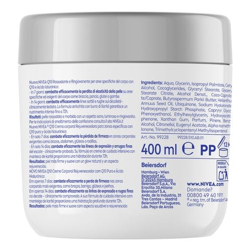 Body Milk Q10 Reafirmante
