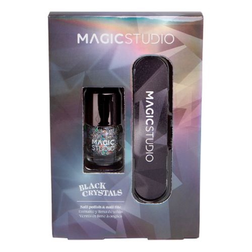 Black Crystal Mini Nail Set