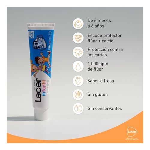 Infantil Gel Dent&iacute;frico Morango