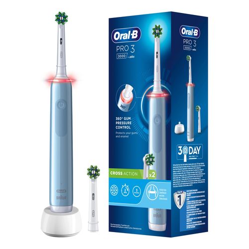 Cepillo Dientes Eléctrico Oral B 3 3000 Azul