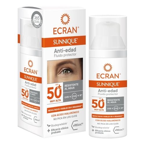 Ecran Sunnique Facial anti-arrugas SPF 50