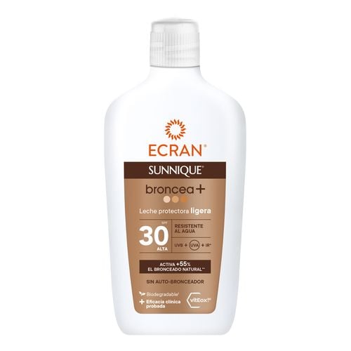 Ecran Sunnique Broncea+ Leche protectora SPF 30