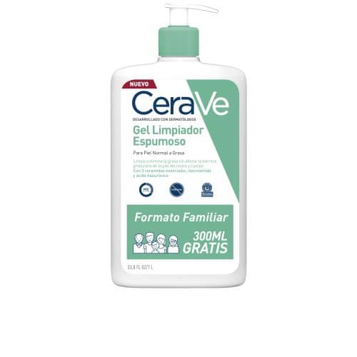 Cerave Gel Limpiador Espumoso 1000 ml Pieles Grasas con Tendencia Acnéica