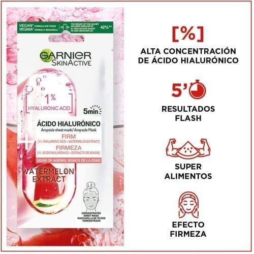 SkinActive Ácido Hialurónico y Sandía