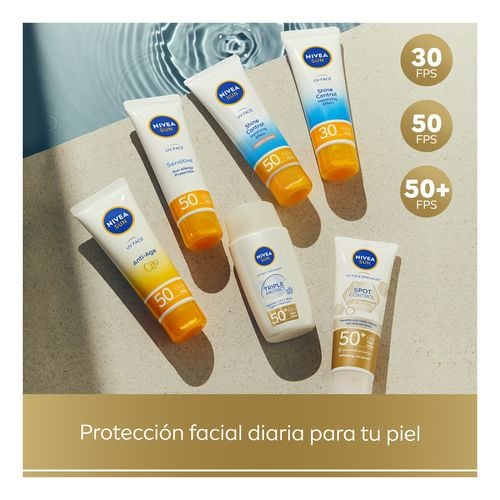 Sun Triple Protección Fluido Ultraligero Hidratante Spf50+