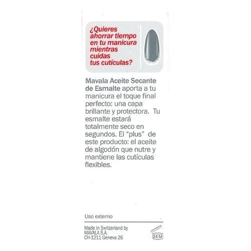 Aceite Secante Cuida Cut&iacute;cula