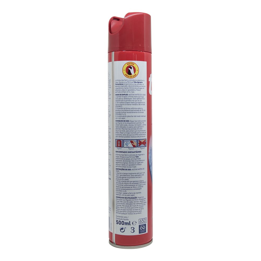 Apresto Instantaneo 2 en 1 Spray