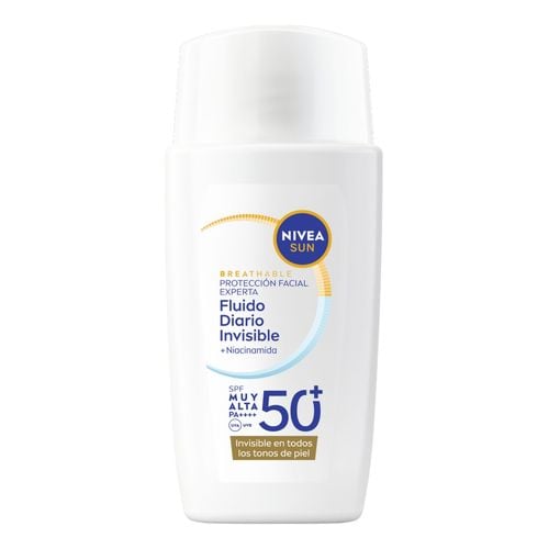 SUN Fluido Diario Invisible Transpirable Spf50+