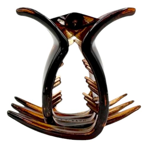 Bra&ccedil;adeira de Concha Francesa Castanha