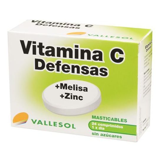 Vallesol Vitamina C Defensas Melisa + Zinc 24 und Complemento Vitanímico