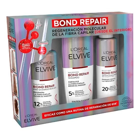 L'OREAL ELVIVE BOND REPAIR SET 3 PIEZAS