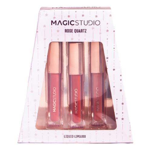 Rose Quartz Liquid Lipgloss Trio