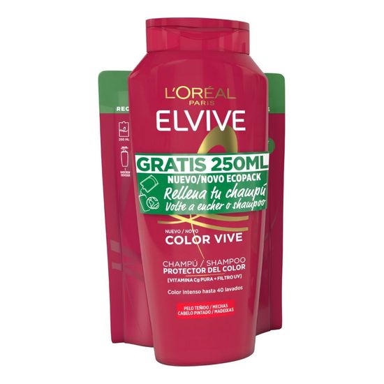  Elvive Color Vive + Recarga Ecopack