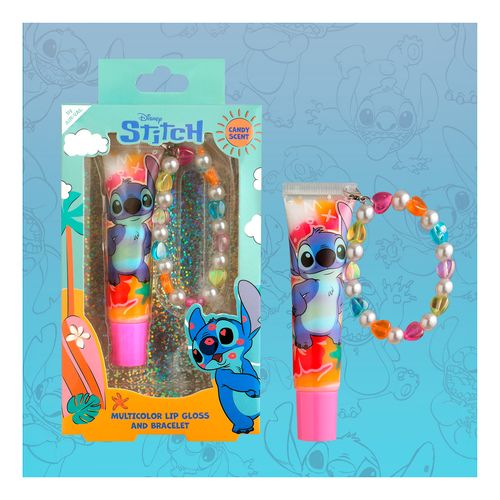 Stitch Brillo de Labios + Pulsera