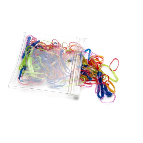 Bolsa Mini Gomas El&aacute;sticas Colores 250 Ud