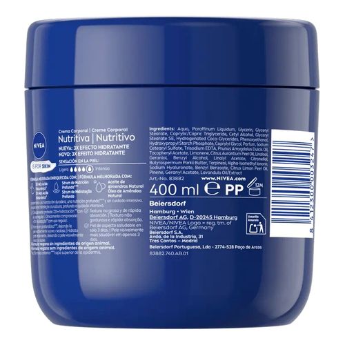 Crema Corporal Nutritiva