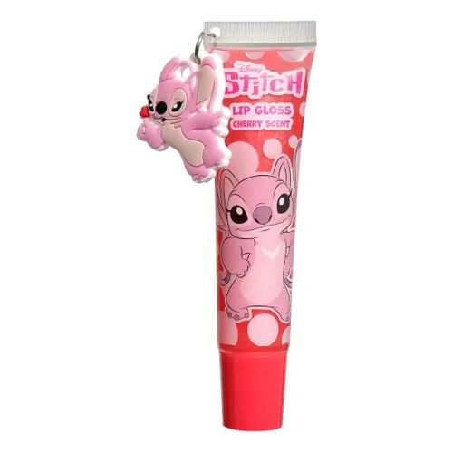 Stitch + Angel Labial con Charm