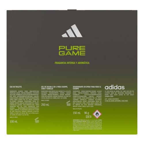 Adidas Pure Game Eau de Toilette Coffret