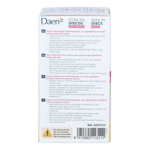 DAEN PASTILLAS ROSA DE MOSQUETA