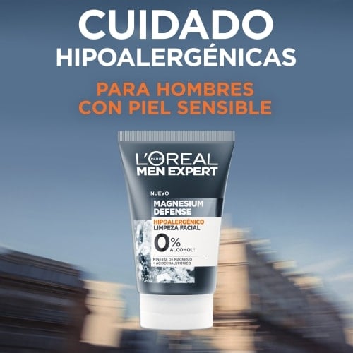 LOREAL MEN EXPERT MAGNESIUM DEFENSE LIMPIADOR FACIAL