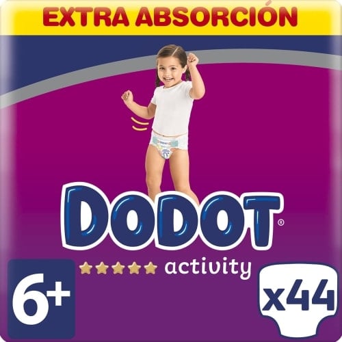 Pañales Dodot Activity Extra Talla 6+ 44 Unidades