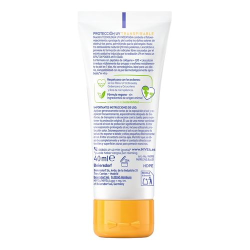 SUN UV Q10 Anti-Edad Transpirable SPF 50+