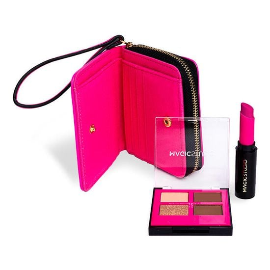 Pink Safari Wallet Set