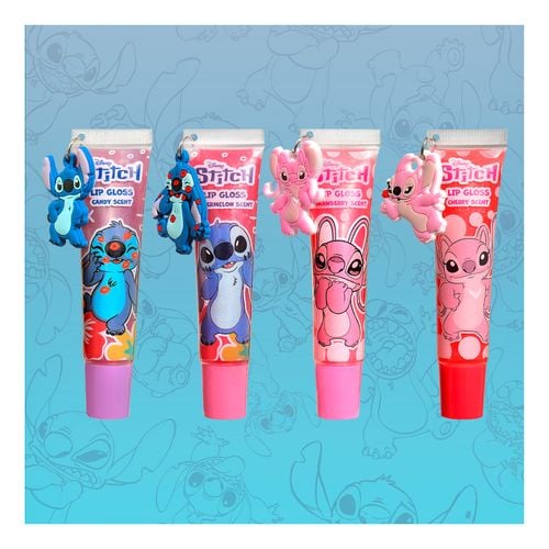 Stitch + Angel Labial con Charm