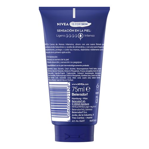 Crema de Manos Cuidado Intensivo