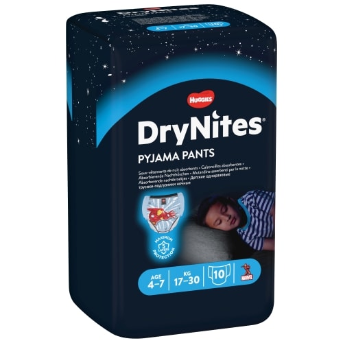 Huggies Drynites DryNites Niños 4-7 Años 10 und Calzoncillos para Noche Absorbentes