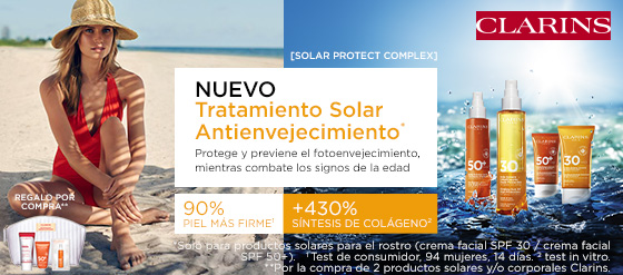 clarins solares promo
