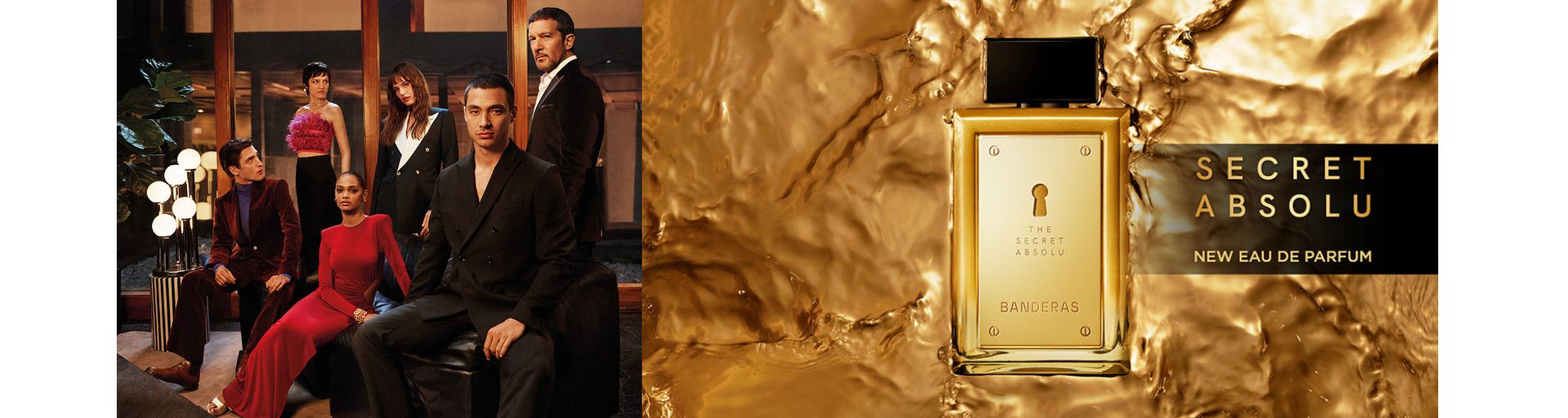 Banner Perfumes Antonio Banderas