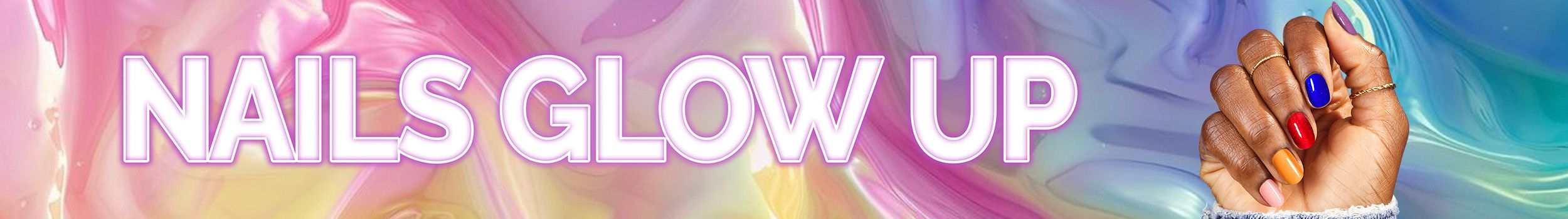 Banner uñas glow up