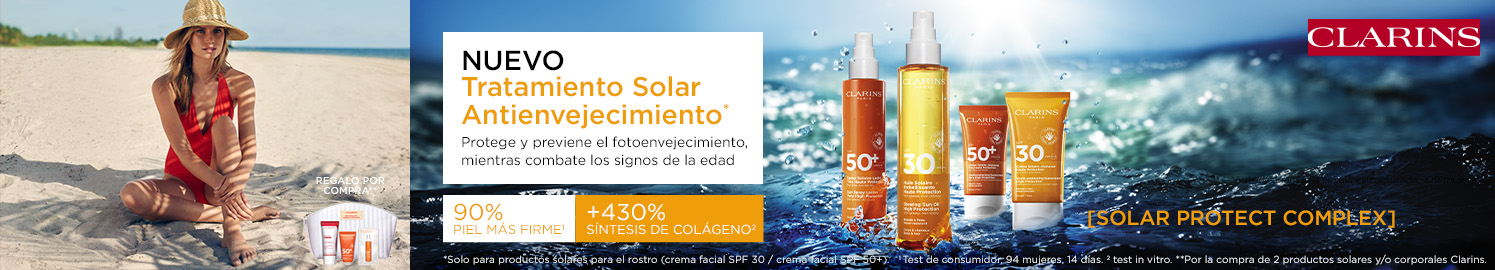 clarins solares 