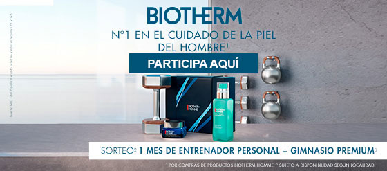 Banner Promo Biotherme homme marzo
